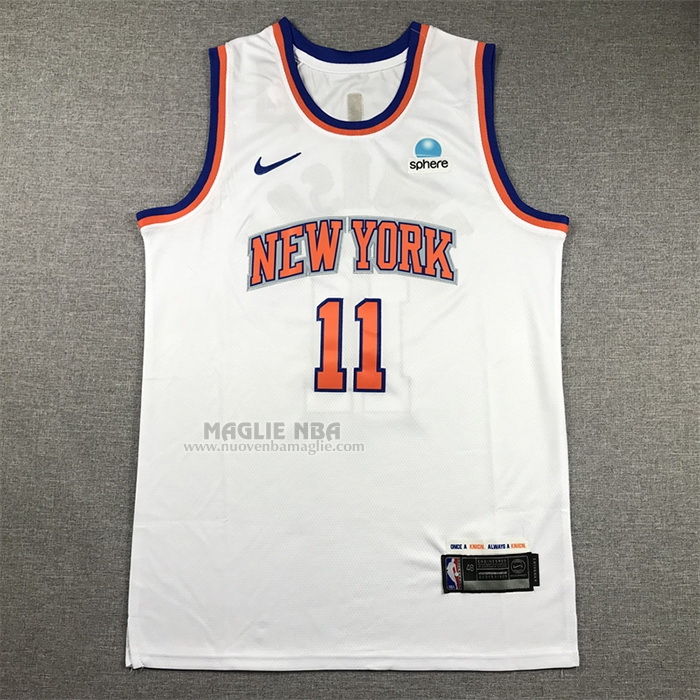 Maglia
 Jalen Brunson NO 11 New York Knicks Association 2022-23 Bianco
